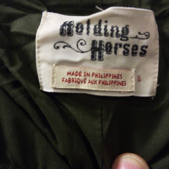 ✨ Host Pick ✨ Anthropologie Holding Horses, Women's, Skirt, Size 6, Color Green - Picture 5 of 7